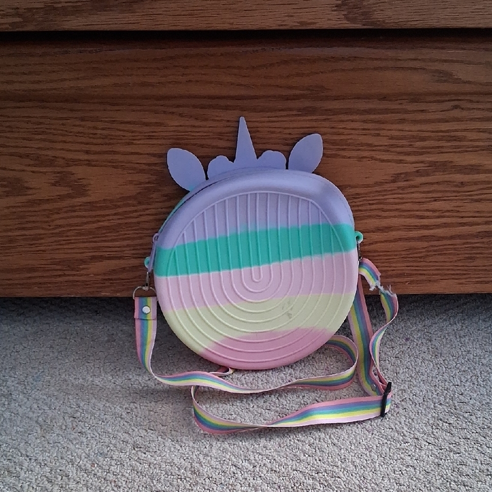 Unicorn Pop It Shoulder Bag for Kids - Multicolor - Picture 2 of 3